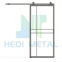 Скляні панельні розсувні двері сараю